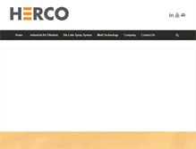 Tablet Screenshot of hercogroup.com